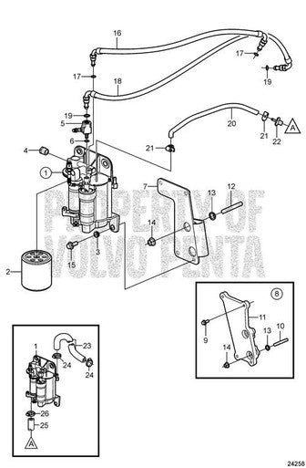 Volvo Penta Fuel Pipe Volvo Penta - Volvo Penta (3860211) — Quality Boat Parts
