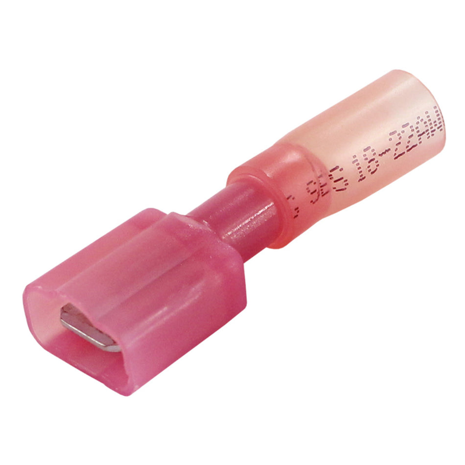 Pacer 22-18 AWG Fully-Insulated Male Disconnect Terminal - Red - 100 Pack TDE18-250FIM-100 — Quality Boat Parts