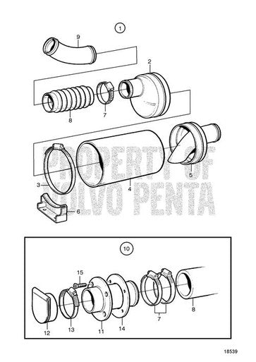 Volvo Penta Bracket (V2) - Volvo Penta (842767) — Quality Boat Parts