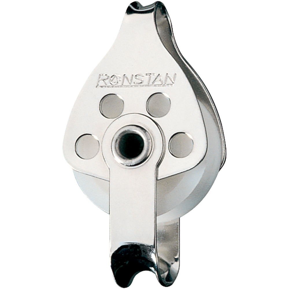 Ronstan Series 30 Utility Block - Single, Becket, Loop Head RF681 — Quality Boat Parts