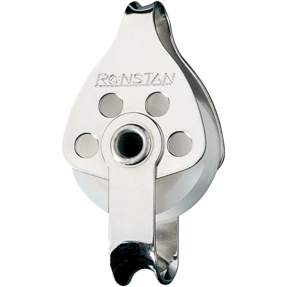 Ronstan Series 30 Utility Block - Single, Becket, Loop Head RF681 — Quality Boat Parts