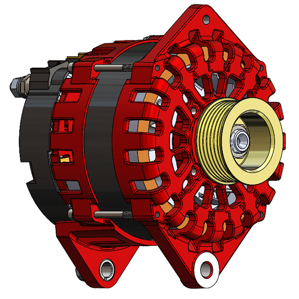 Balmar Alternator 250 AMP 12V 3.15" Dual Foot Saddle K6 Pulley XT-CR-250-K6 — Quality Boat Parts