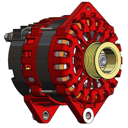 Balmar Alternator 250 AMP 12V 3.15" Dual Foot Saddle K6 Pulley XT-CR-250-K6 — Quality Boat Parts