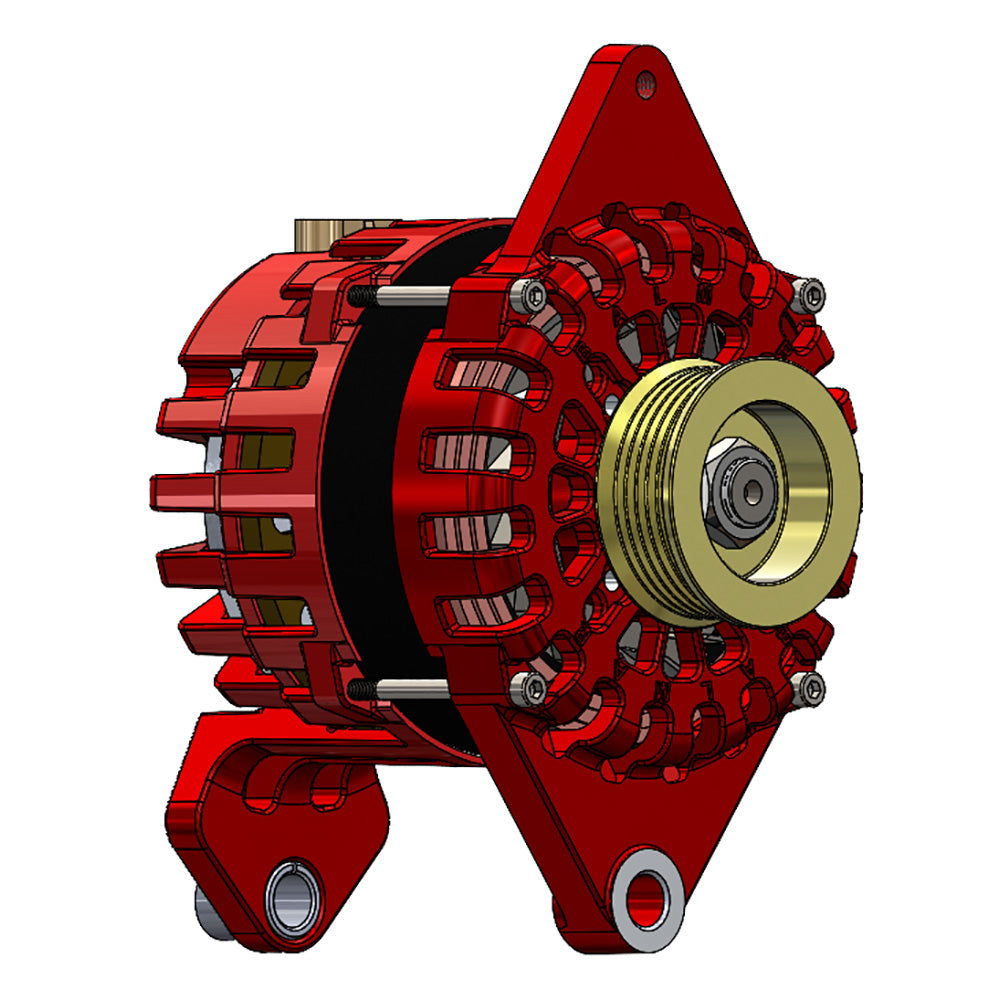 Balmar Alternator 170 AMP Kit 12V 4" Dual Foot Saddle K6 Pulley XT-DF4-170-K6 — Quality Boat Parts