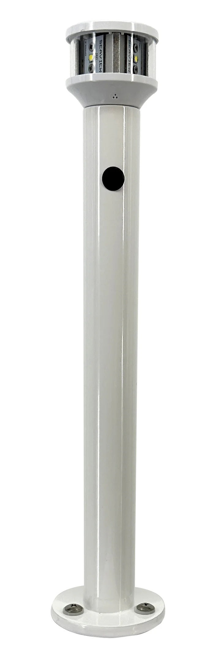 Seaview 36" White Light Post With LTBLED12 Nav Light SVLTP36LED — Quality Boat Parts