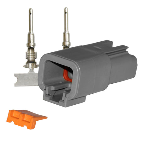Pacer DTP Deutsch Receptacle Repair Kit - 14-12 AWG (2 Position) TDTP04F-2RP — Quality Boat Parts