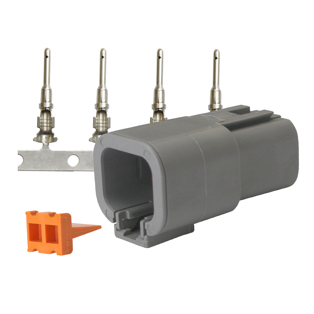 Pacer DTP Deutsch Receptacle Repair Kit - 14-12 AWG (4 Position) TDTP04F-4RP — Quality Boat Parts