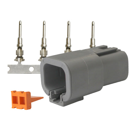 Pacer DTP Deutsch Receptacle Repair Kit - 14-12 AWG (4 Position) TDTP04F-4RP — Quality Boat Parts