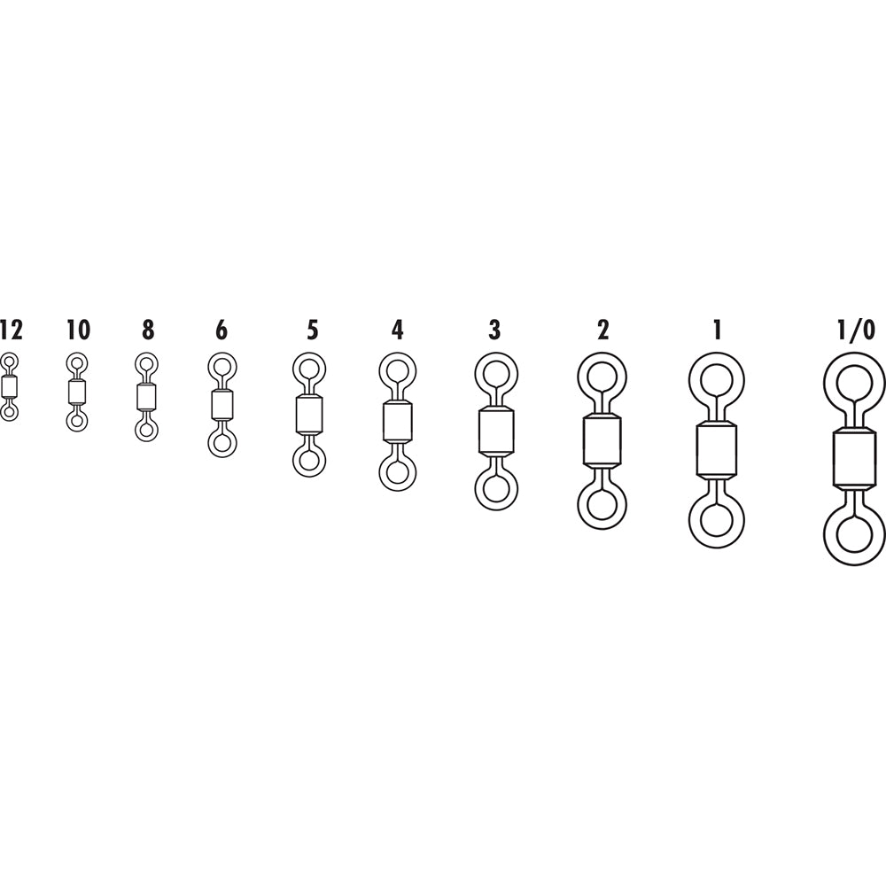 VMC SSRS Stainless Steel Rolling Swivel #5VP - 130lb Test *50-Pack SSRS#5VP — Quality Boat Parts