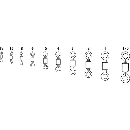 VMC SSRS Stainless Steel Rolling Swivel #6VP - 100lb Test *50-Pack SSRS#6VP — Quality Boat Parts