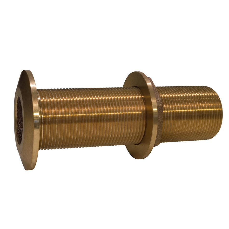 GROCO 1" Bronze Extra Long Thru-Hull Fitting w/Nut THXL-1000-W — Quality Boat Parts