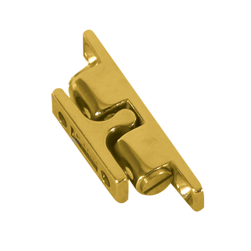 Whitecap Stud Catch - Brass - 2-1/4" x 7/16" S-5033 — Quality Boat Parts