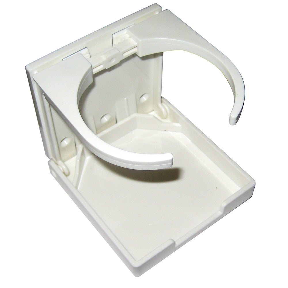 Whitecap Folding Drink Holder - White Nylon S-5086P — Quality Boat Parts
