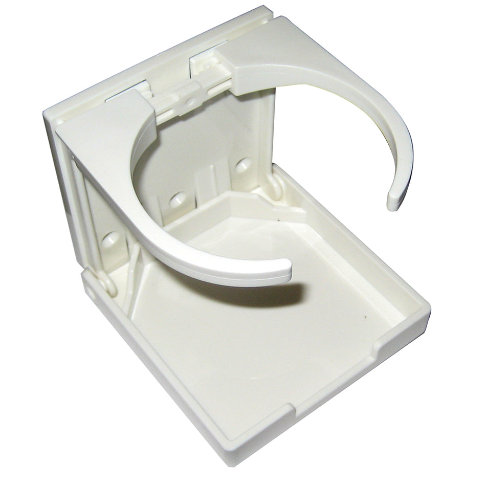 Whitecap Folding Drink Holder - White Nylon S-5086P — Quality Boat Parts
