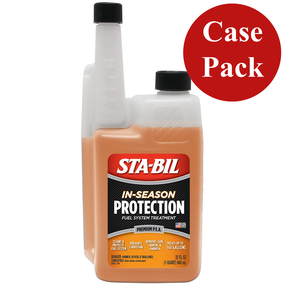 STA-BIL In-Season Protection Fuel System Treatment - 32oz *Case of 6* 22275CASE — Quality Boat Parts