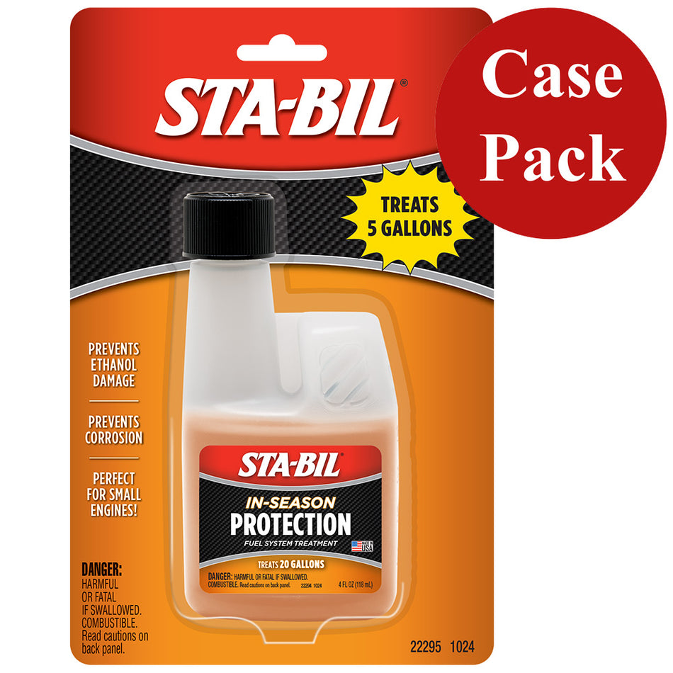 STA-BIL In-Season Protection Fuel System Treatment - Small Engine - 4oz *Case of 6* 22295CASE — Quality Boat Parts