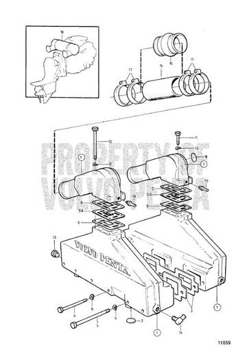Volvo Penta Gasket - Volvo Penta (856116) — Quality Boat Parts