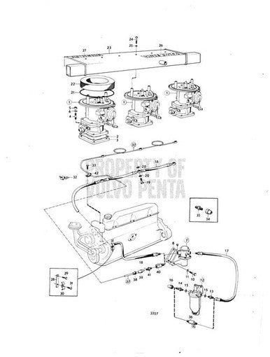 Volvo Penta Gasket - Volvo Penta (1378905) — Quality Boat Parts