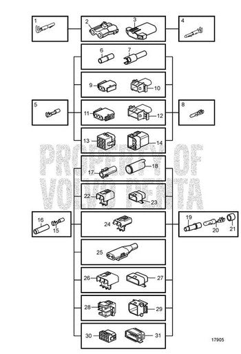 Volvo Penta Insulator - Volvo Penta (1608765) — Quality Boat Parts
