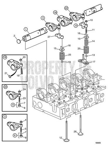 Volvo Penta Valve Collet - Volvo Penta (1677875) — Quality Boat Parts