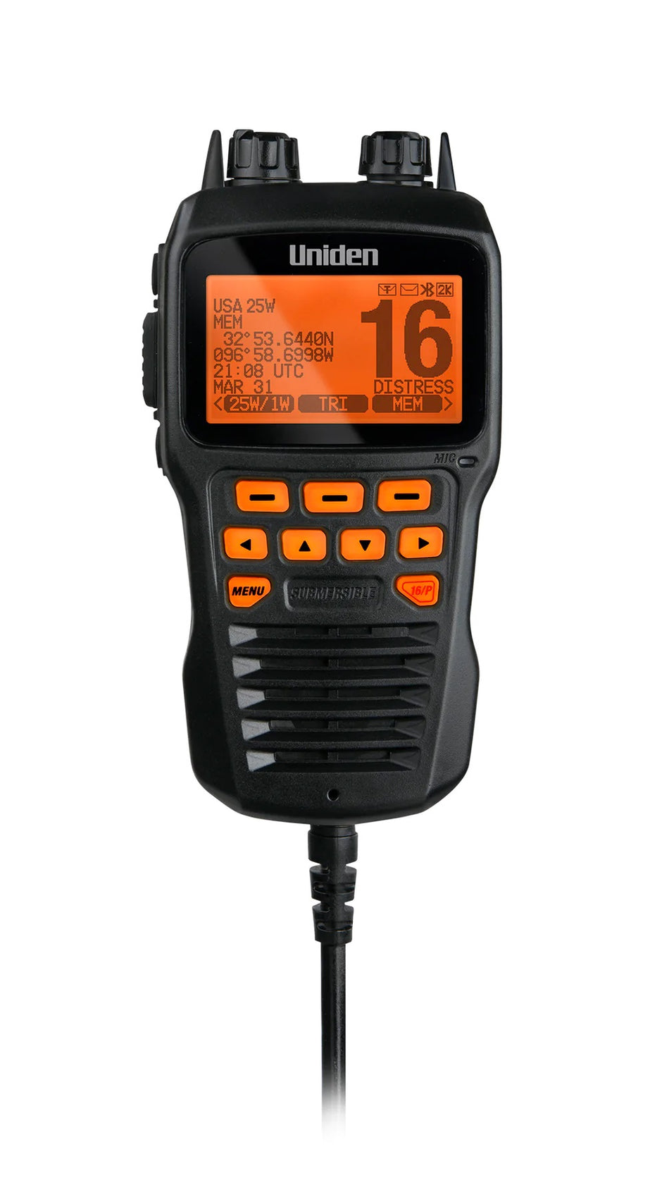 Uniden UMRMIC Black Remote Second Station Microphone UMRMIC BK — Quality Boat Parts