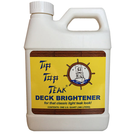 Tip Top Teak Deck Brightener - Quart TB 3001 — Quality Boat Parts