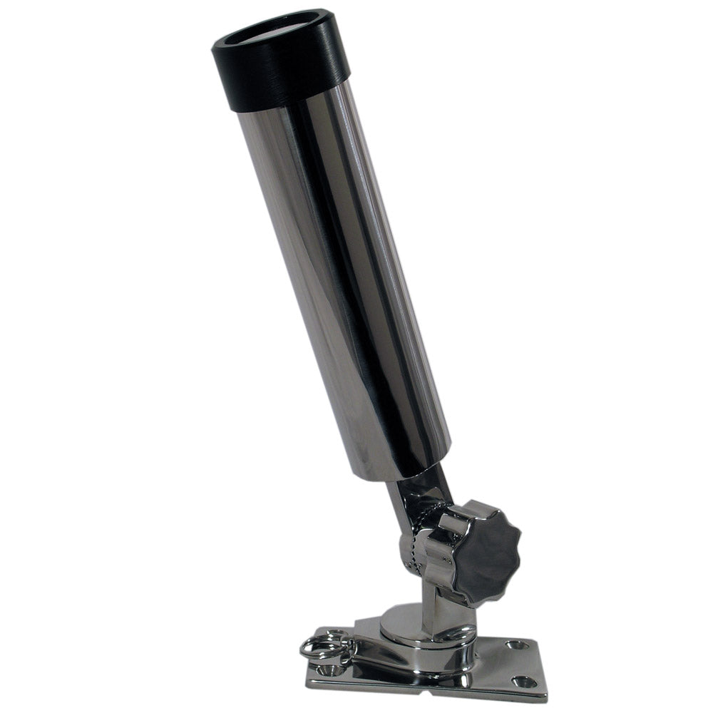 Whitecap Bluewater SS 360/180 Deg. Removable Rod Holder S-7007CBLUE — Quality Boat Parts