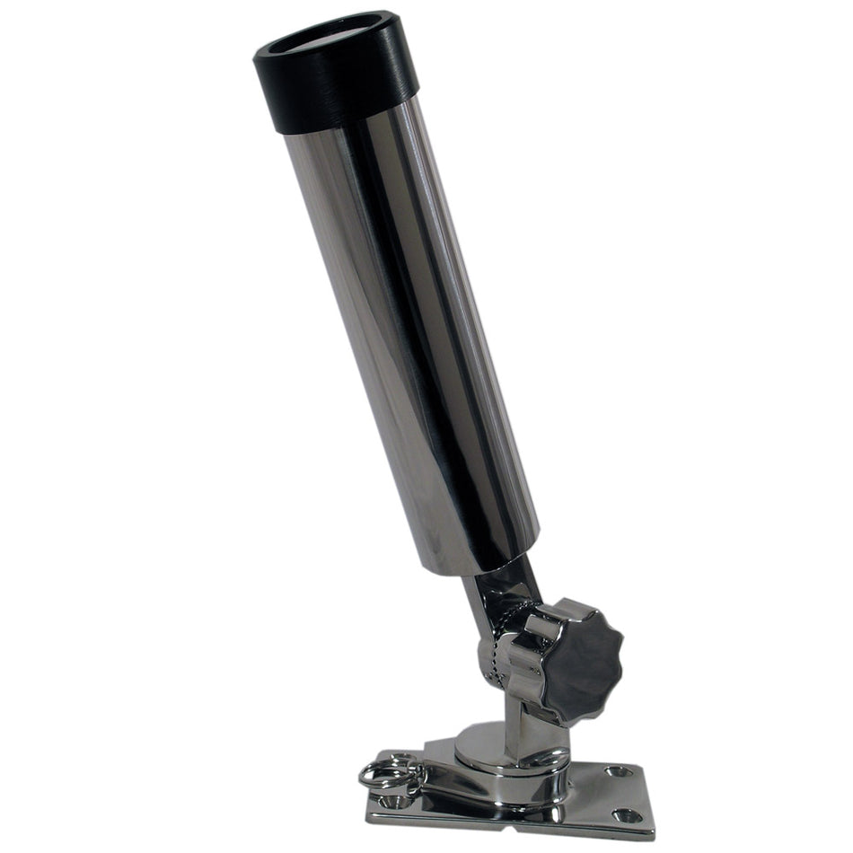 Whitecap Bluewater SS 360/180 Deg. Removable Rod Holder S-7007CBLUE — Quality Boat Parts