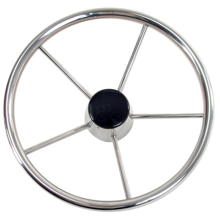 Whitecap Destroyer Steering Wheel - 13-1/2" Diameter S-9001B — Quality Boat Parts