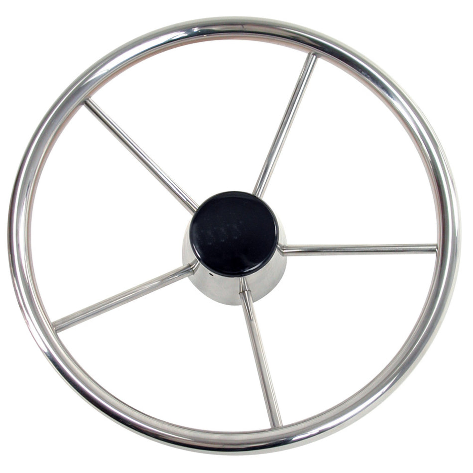 Whitecap Destroyer Steering Wheel - 13-1/2" Diameter S-9001B — Quality Boat Parts