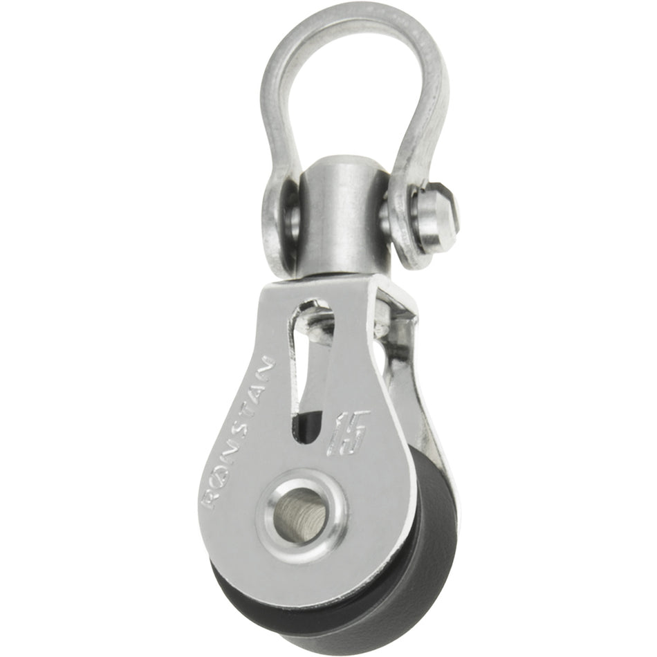 Ronstan Series 15 Ball Bearing Utility Block - Single, Swivel Shackle Head RF15100 — Quality Boat Parts