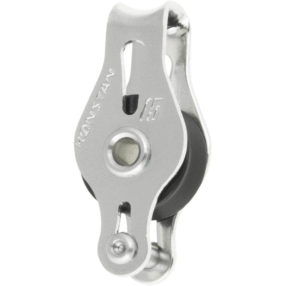 Ronstan Series 15 Ball Bearing Utility Block - Single Block, Becket, Loop Head RF15111 — Quality Boat Parts