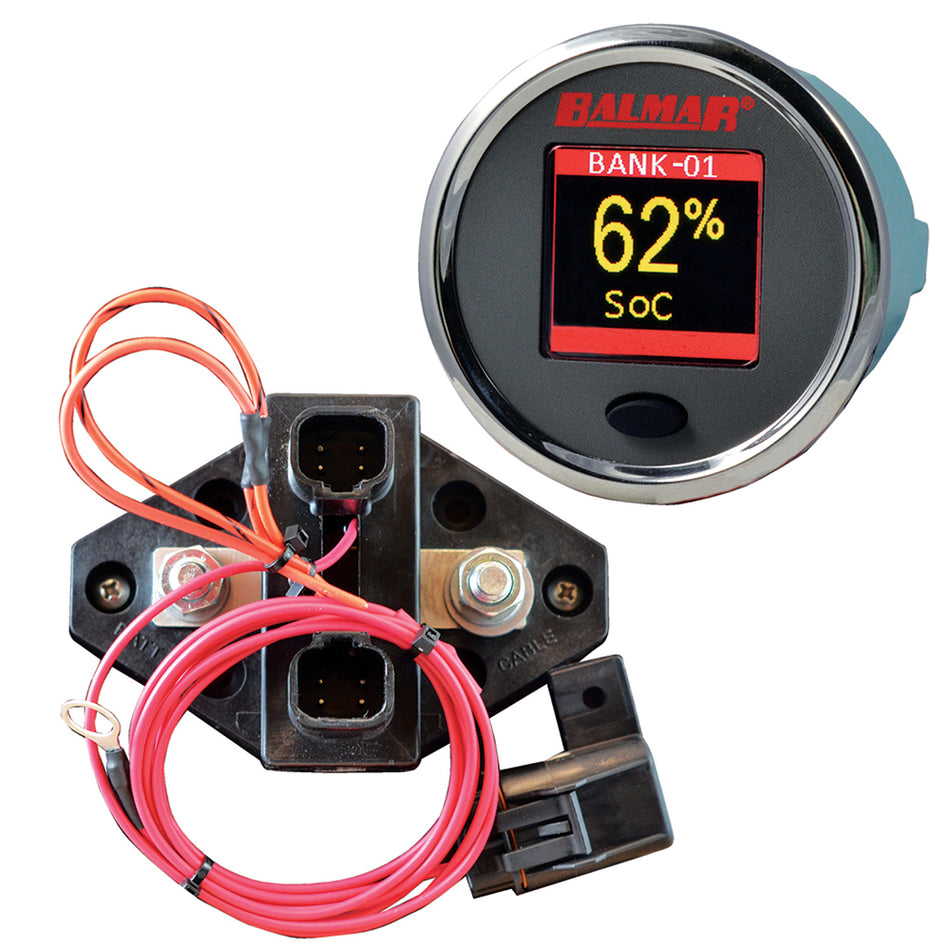 Balmar SG200 Battery Monitor Kit w/Display Shunt & 10M Cable - 12-48 VDC SG200 — Quality Boat Parts