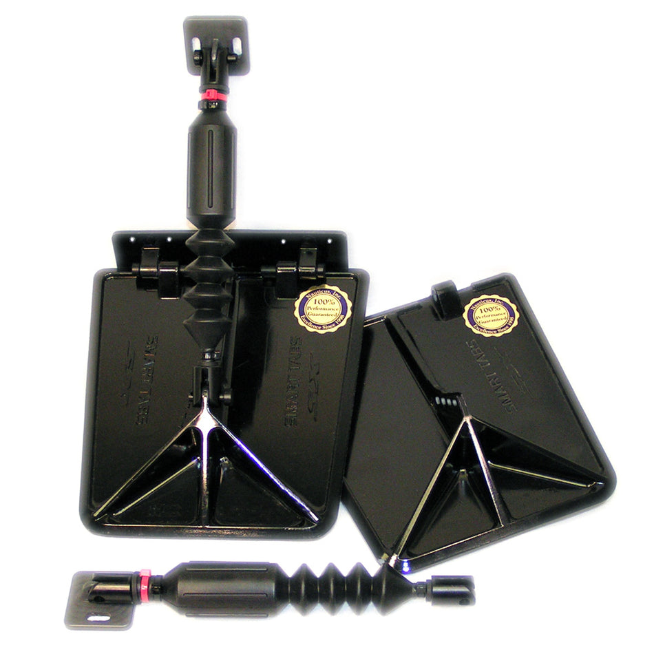 Nauticus SX9510-60 Smart Tab SX Composite Trim Tabs 9.5" x 10" - f/15-18' Boat w/60 - 135HP - Black SX9510-60 — Quality Boat Parts