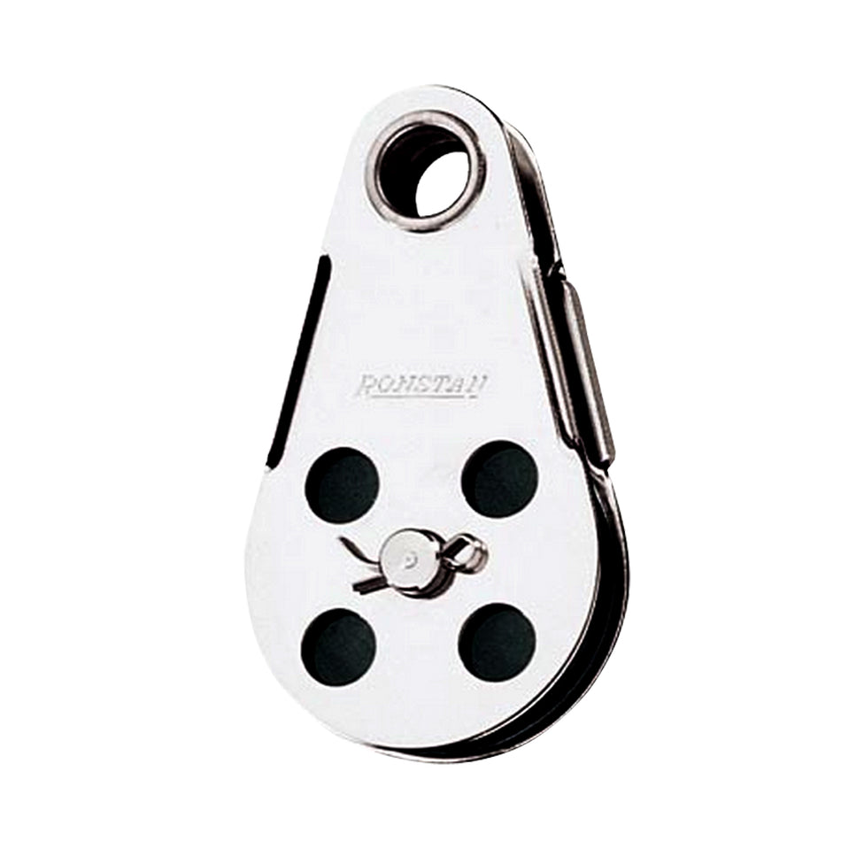 Ronstan Wire Block - Tubular Rivet Head w/Removable Nylatron® Sheave - 45mm (1-3/4") Sheave Diameter RF103 — Quality Boat Parts
