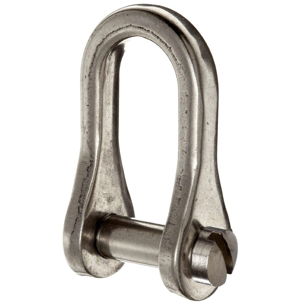 Ronstan Standard Dee Slotted Pin Shackle - 1/4" Pin - 7/8"L x 9/16"W RF151 — Quality Boat Parts