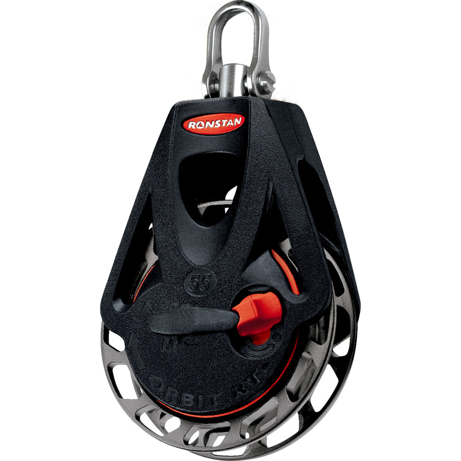 Ronstan Series 55 Ratchet Orbit Block™ - Single - Swivel Head - Auto & Manual RF56100 — Quality Boat Parts