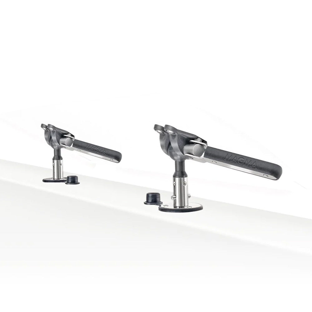 Magma Mount - Dual Locking Flush Deck Socket w/Adjustable & Locking LeveLock T10-527 — Quality Boat Parts