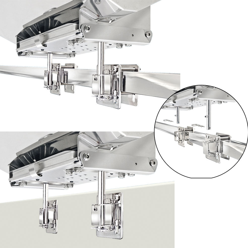 Magma Dual Side Bulkhead or Square/Flat Rail Mount T10-540 — Quality Boat Parts