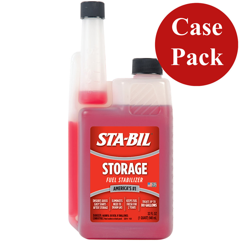 STA-BIL Fuel Stabilizer - 32oz *Case of 12* 22214CASE — Quality Boat Parts