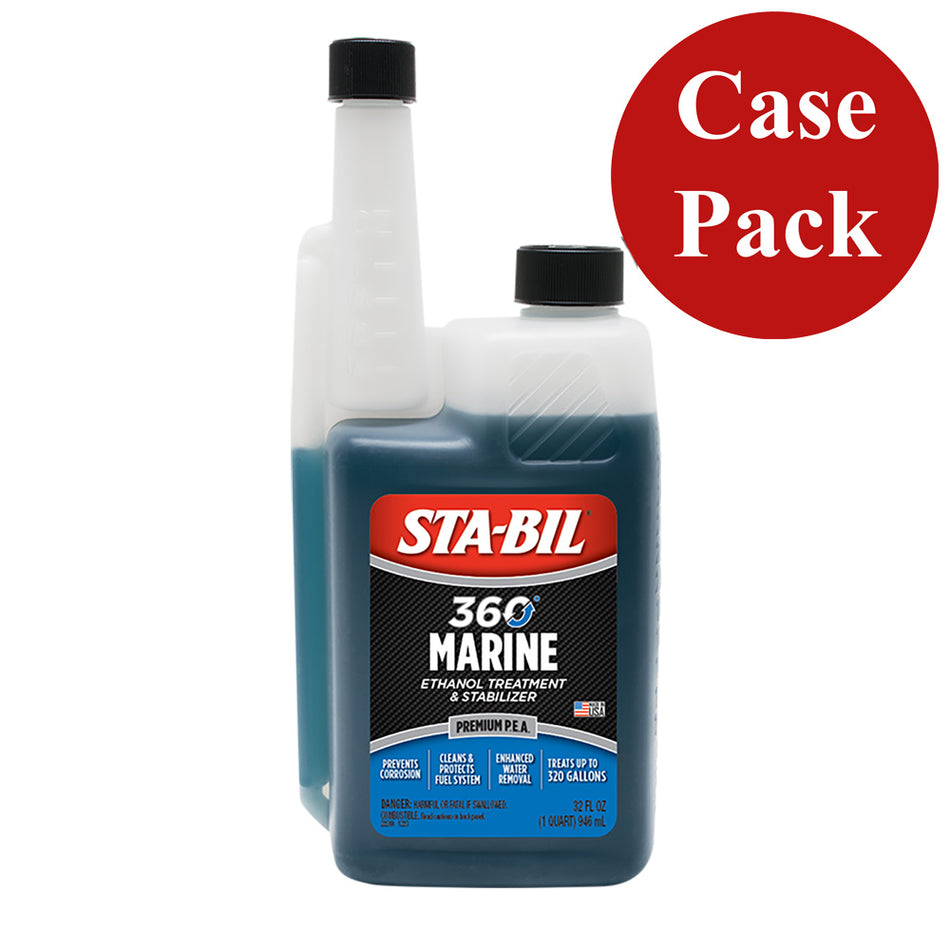 STA-BIL 360® Marine™ - 32oz *Case of 6* 22240CASE — Quality Boat Parts