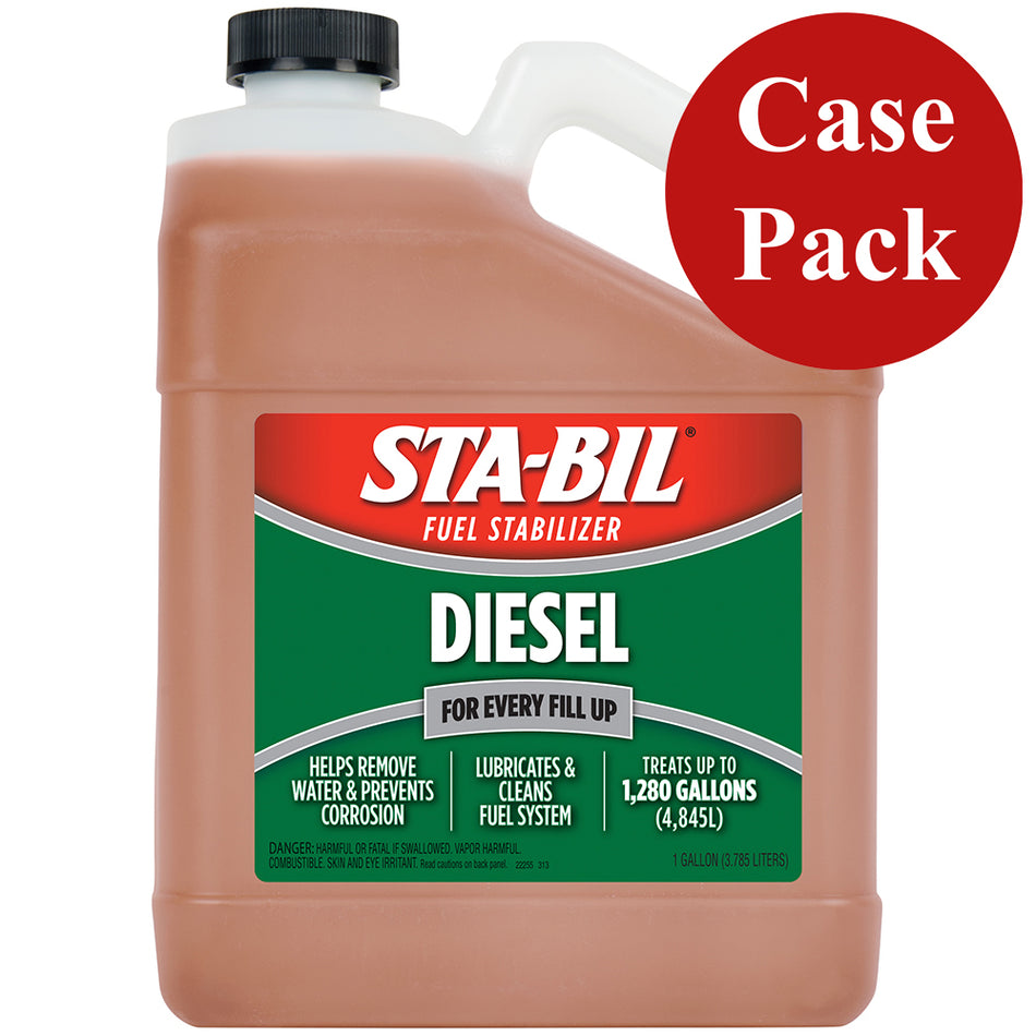 STA-BIL Diesel Formula Fuel Stabilizer & Performance Improver - 1 Gallon *Case of 4* 22255CASE — Quality Boat Parts
