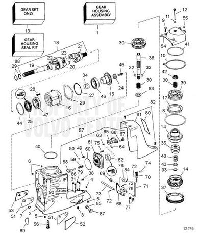 Volvo Penta U-Joint Assembly Volvo Penta (3850812) — Quality Boat Parts