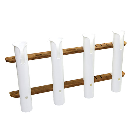 Whitecap Teak 4-Rod Tournament Storage Pack 63450 — Quality Boat Parts