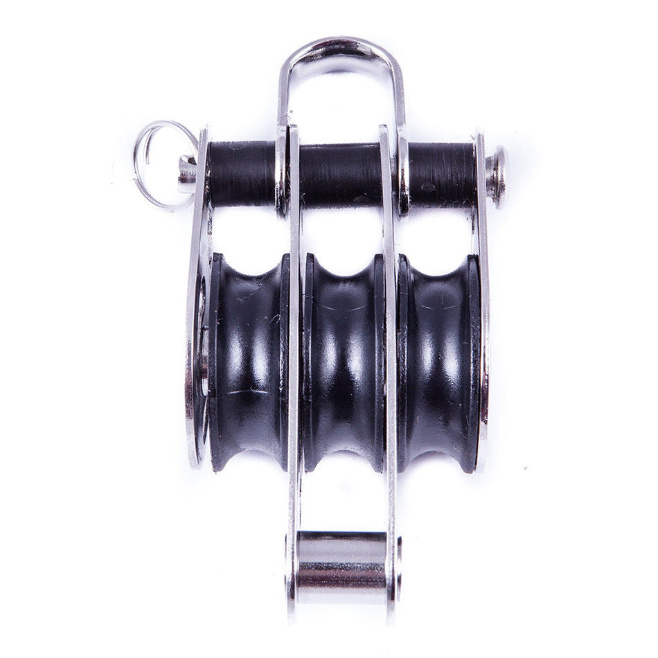 SeaSure 25mm Treble Block w/Center Becket 00.32CRD — Quality Boat Parts