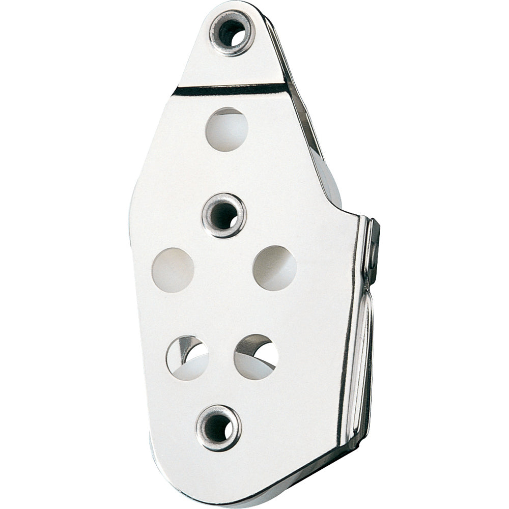 Ronstan Series 30 Fiddle Block - Narrow w/Tube Rivet Head & V-Jam Cleat RF187 — Quality Boat Parts