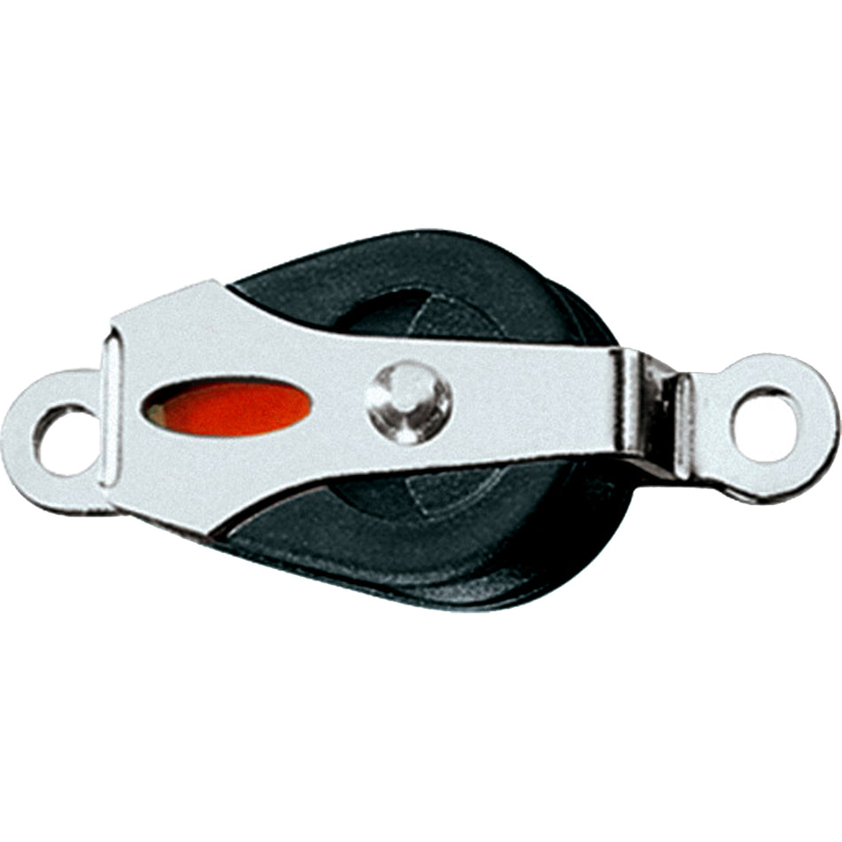 Ronstan Series 20 Ball Bearing Block - Single - Cheek Rivet Mount RF20151A — Quality Boat Parts
