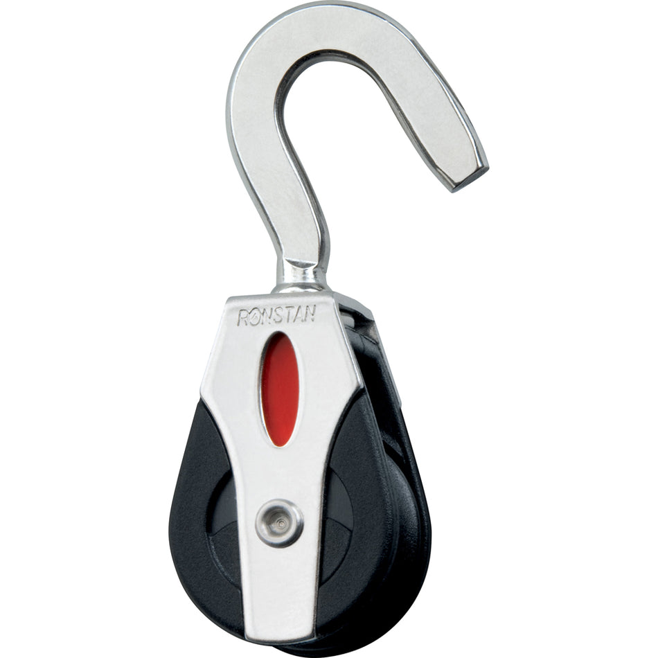 Ronstan Series 20 Ball Bearing Block - Swivel Hook Head RF20180 — Quality Boat Parts