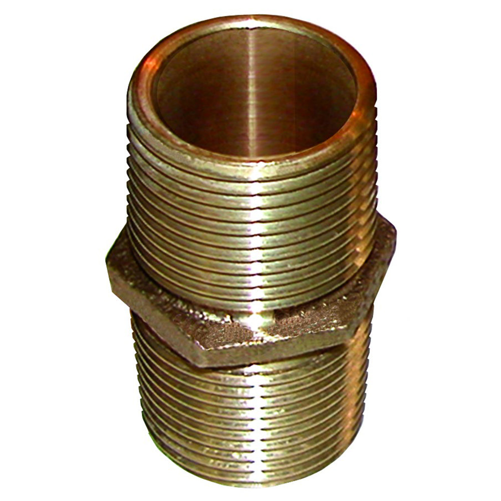 GROCO Bronze Pipe Nipple - 3" NPT PN-3000 — Quality Boat Parts