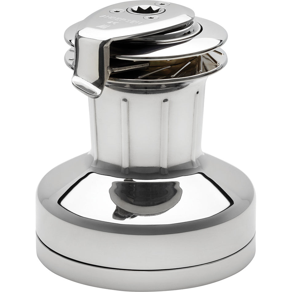 ANDERSEN 46 ST FS - 2-Speed Self-Tailing Manual Winch - Full Stainless Steel RA2046010000 — Quality Boat Parts